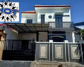 Jual cepat rumah 2 lantai bangunan gress Deltasari Waru Sidoarjo