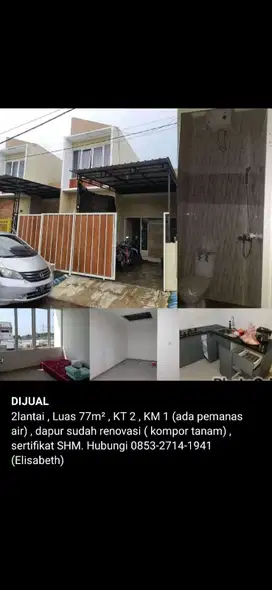 Rumah modern lokasi perumahan strategis