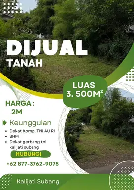 Di jual tanah pinggir jln
