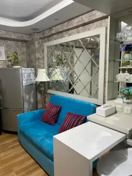 Sewa apartemen Bassura atas mall 2br furnished mewah