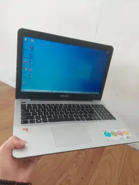 JUAL LAPTOP ASUS X555Q AMD A10-9620P RAM12GB SSD128GB+HDD500GB WIN10