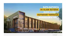 Ruko Premium dengan Outdoor Terrace di Alam Sutera