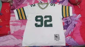 Jersey NFL Greenbay Packers Reggie White Mitchell & Ness Full Bordir