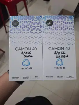 READY NEW TECNO CAMON 40 8/256GB ORI GARANSI RESMI