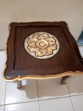 Jual meja sudut jati