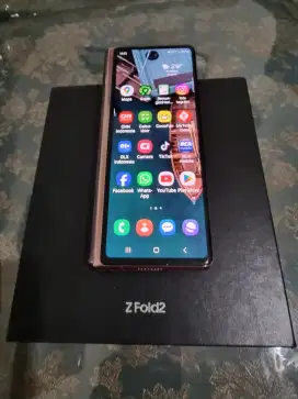 Samsung z fold 2 ram 12/256gb garansi sein mulus fullset sby pusat