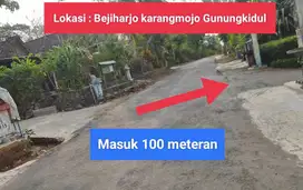 Tanah dijual pekarangan di Bejiharjo Dekat Kota Wonosari Gunung Kidul