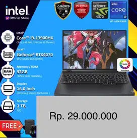 LENOVO LEGION PRO 5 16 I9 13900HX RTX4070 | Buy Desember 2023