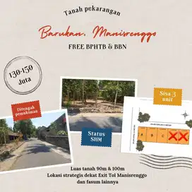 Tanah kaveling sisa 3 unit lokasi strategis dan prospektif