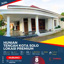 Rumah Tengah Kota Solo Lokasi Premium
