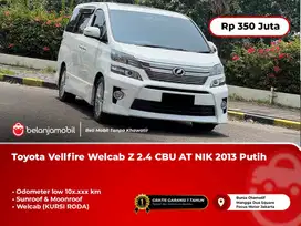 [WELCAB] Toyota Vellfire Welcab (KURSI RODA) Z 2.4 CBU AT Putih 2013