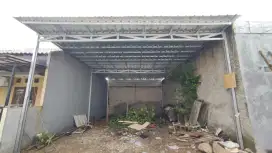 Kanopi bajaringan atap spandek pasir