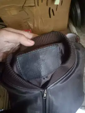Jaket kulit sapi second