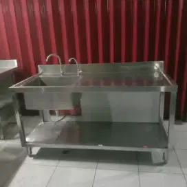Meja sink Stainless