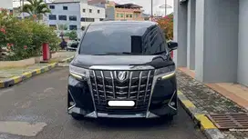 km26rb toyota alphard g atpm tss 2021 hitam sunroof pilotseat