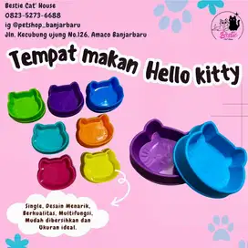 Promo tempat makan kucing karakter Hello Kitty