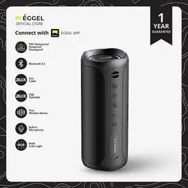 Eggel Terra 3 Plus S Waterproof Bluetooth Speaker Microphone RGB Light