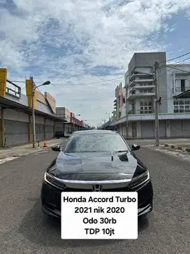 HONDA ACCORD 2020 TDP10 jt ODO 28Rb TURBO 1.5 / 2022 hitam