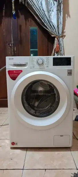 Mesin cuci Lg inverter 7kg touchscreen smart diagnosis