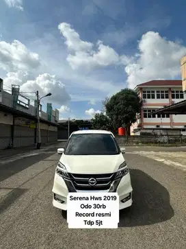 NISSAN SERENA HWS 2019 odo30 TDP 5jt  PUTIH 2020 RECORD 2021 new model