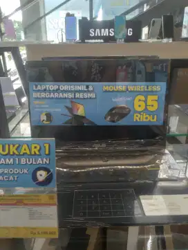 Bunga cicilan 0% laptop ASUS