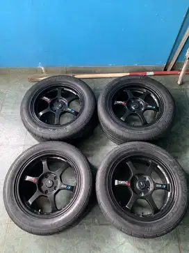 Velg SSR Type C Ring 16 5x114 lebar 7 ET 38 setelan meaty siap pakai