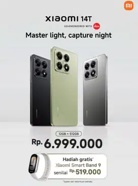 Xiaomi 14T bisa cash cicilan Free Jam Tangan