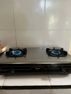 Kompor gas 2  tungku merk Rinai