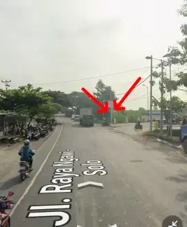 Dijual tanah strategis 8000m2 nempel jln raya propinsi (Sragen-Ngawi)
