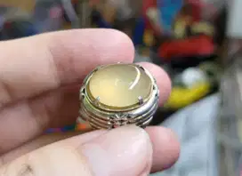 Cincin Batu Akik Anggur Pacitan ANG002 Super Giwang Ikatan Perak