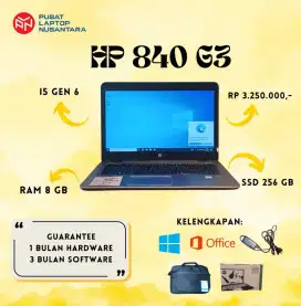 HP 840 G3, layar 14, intel UHD Graphics, windows 10 pro