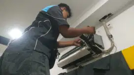 Jasa cek Bongkar pasang ac & water hiter Bergaransi