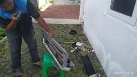 Jasa cek Bongkar pasang ac & water hiter Bergaransi