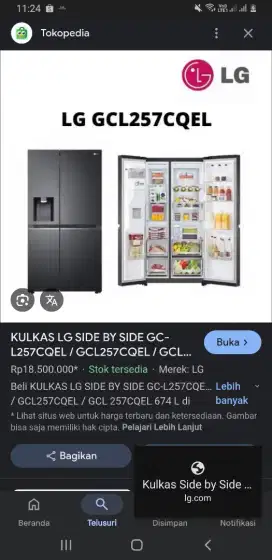 KULKAS SIDE BY SIDE