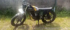 Honda GL 100 modif Caferacer