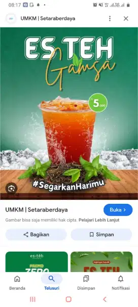 lowongan pekerjaan jualan es teh