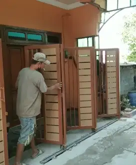 Pagar lipat minimalis