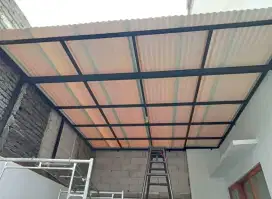Kanopi teras dan taman