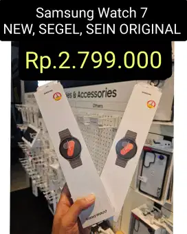 Rp.2.799 Smartwatch 
Samsung Galaxy Watch 7
New,segel,Resmi sein