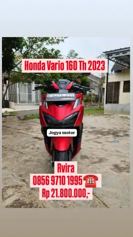 Honda vario 160 th 2023 plat tangerang