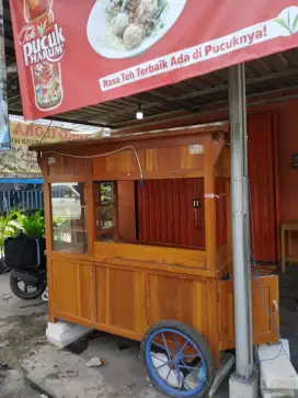 Gerobak Kayu Mahoni Ex Soto Jual Kilat