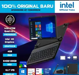 NETBOOK windows 10 NEXFUN ram4/128gb kondisi 90% mulus