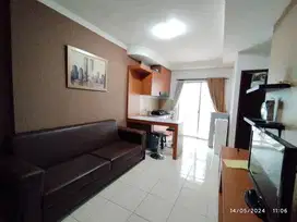 Disewakan Apartemen Mediterania Garden 2, 2BR Furnished Luas 42m2