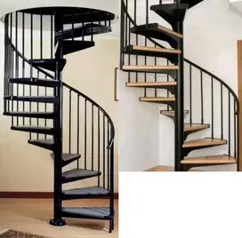 Tangga putar minimalis