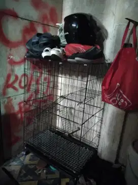 Kandang kucing 3 tingkat