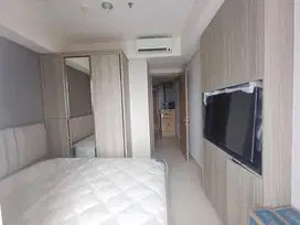 APARTEMENT PIK1 GOLD COAST 1BR 29M,FULL FURNISH BARU,LANTAI TINGGI