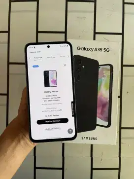 Samsung a35 second like New baru itungan minggu