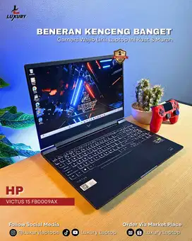 LAPTOP HP VICTUS 15 FB0009AX 5K RYZEN 5 RTX 3050 4GB SSD RAM SECOND