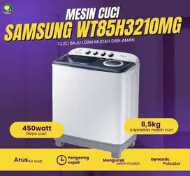Mesin Cuci 2 tabung SAMSUNG WT85H3210MG