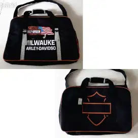 Tas harley davidson milwauke dan logo ukuran besar